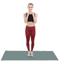 Woman doing Lateral Squats