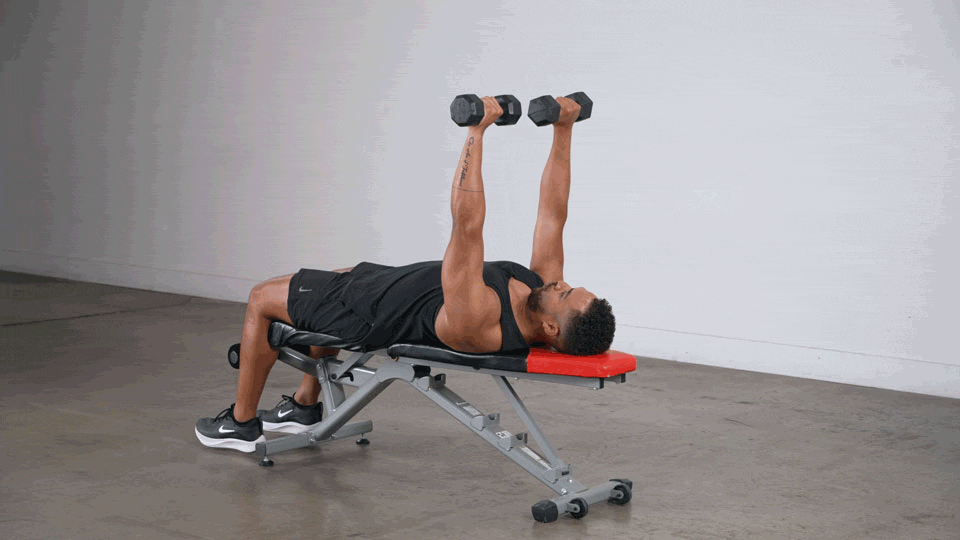 Man doing Dumbbell Tate Press