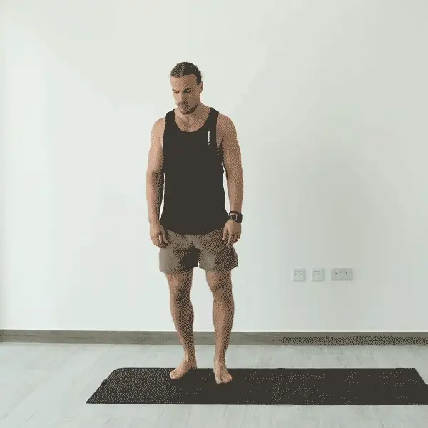 Man doing Lateral Lunges