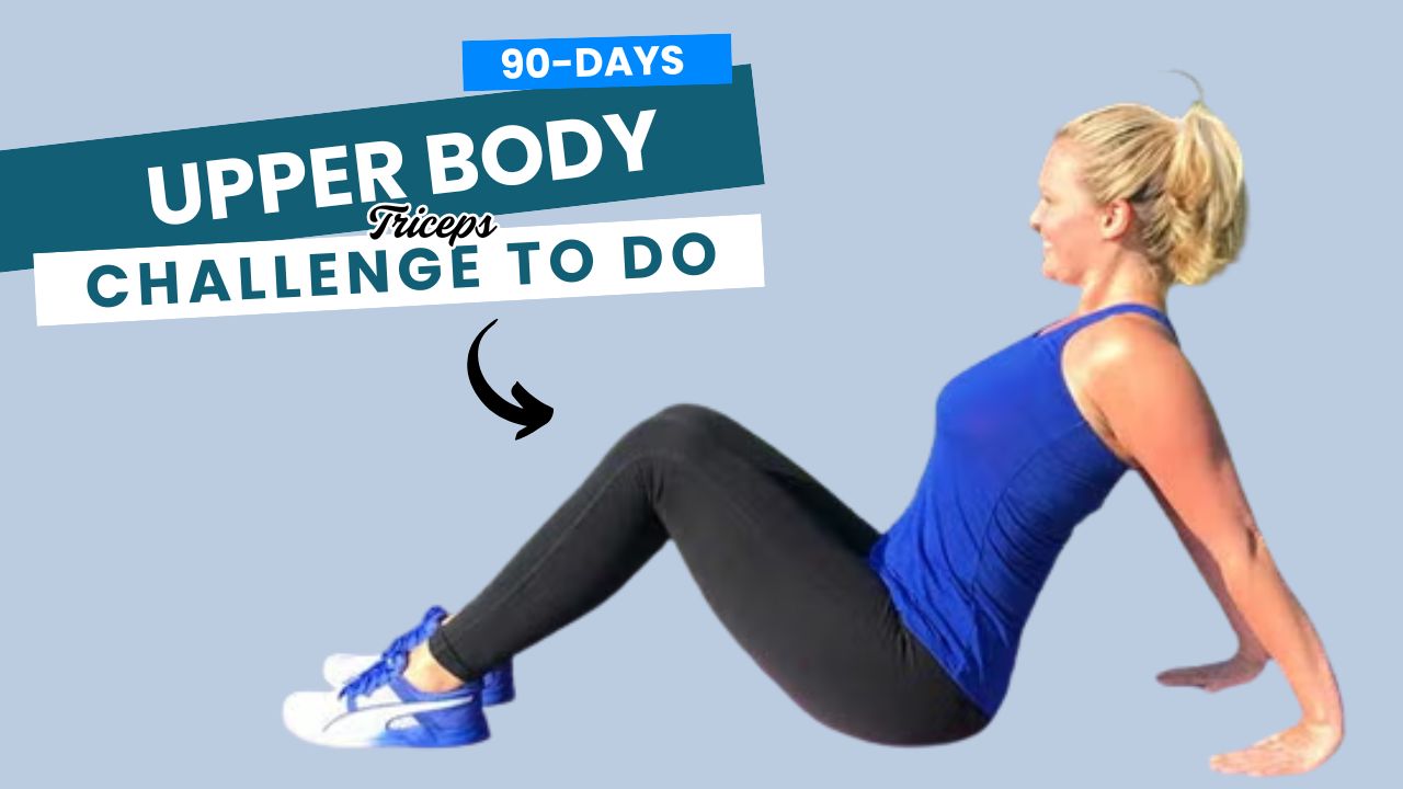 90-Day Yoga Mat Triceps Challenge Strengthen Arms & Balance Muscles