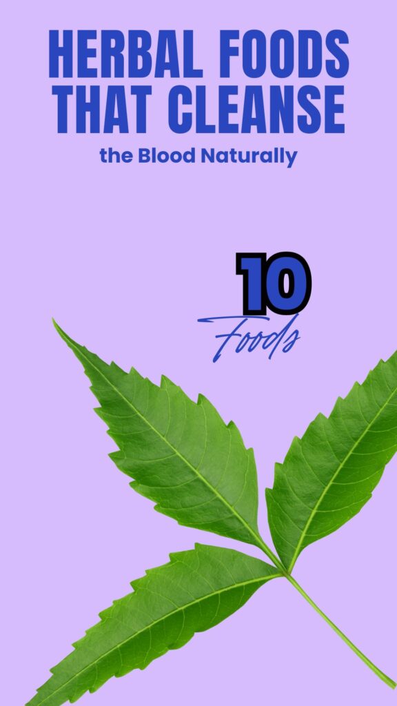 1. 10 Herbal Foods That Cleanse the Blood Naturally