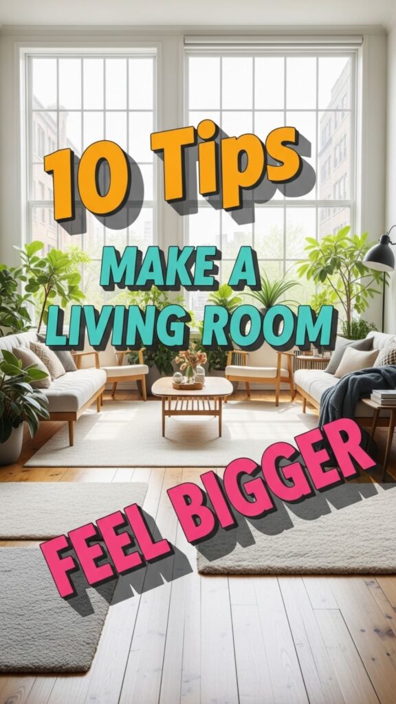 1. 10 Tips to Make a Living Room Feel Bigger