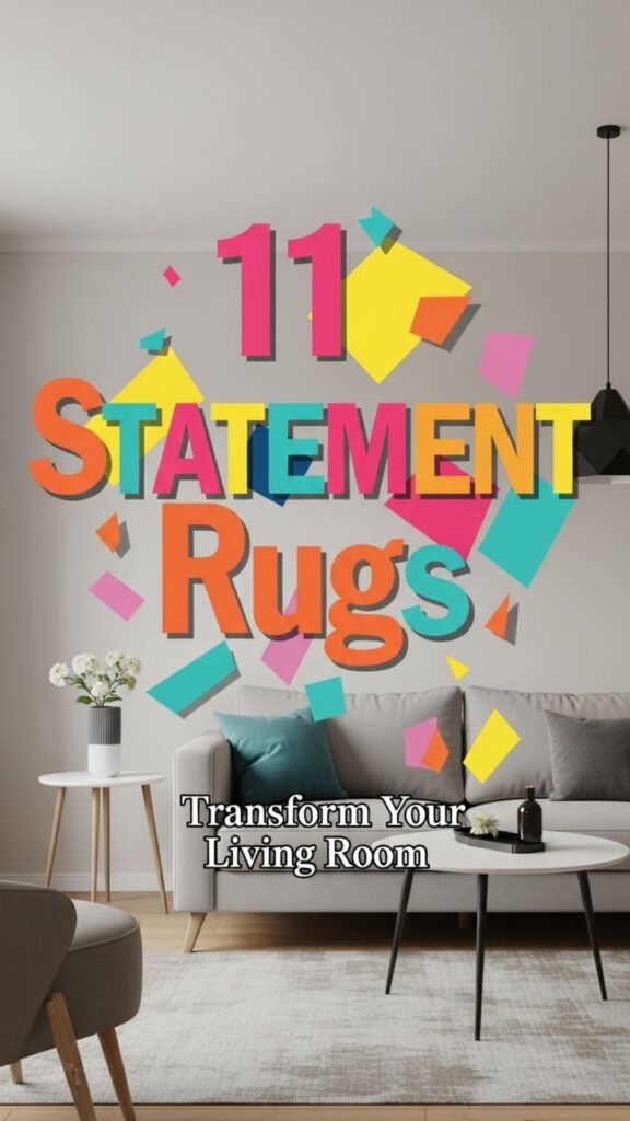1. 11 Statement Rugs to Transform Your Living Room