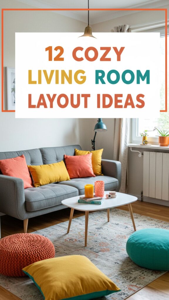 1. 12 Cozy Living Room Layout Ideas For Small Spaces