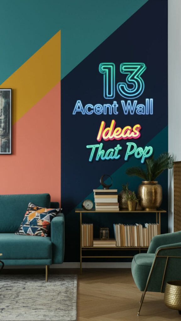 1. 13 Accent Wall Ideas That Pop