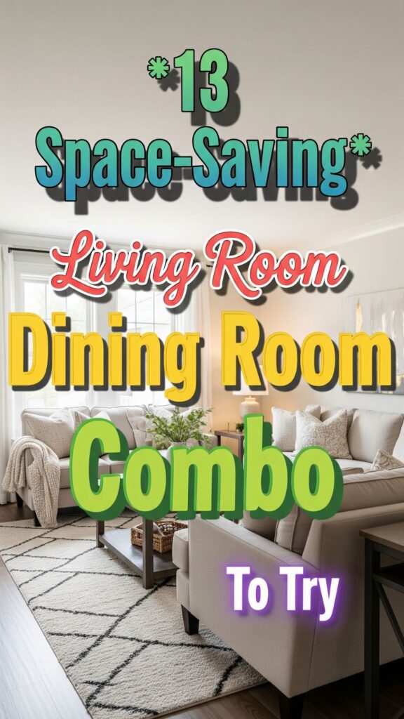 1. 13 Space-Saving Living Room Dining Room Combo To Try