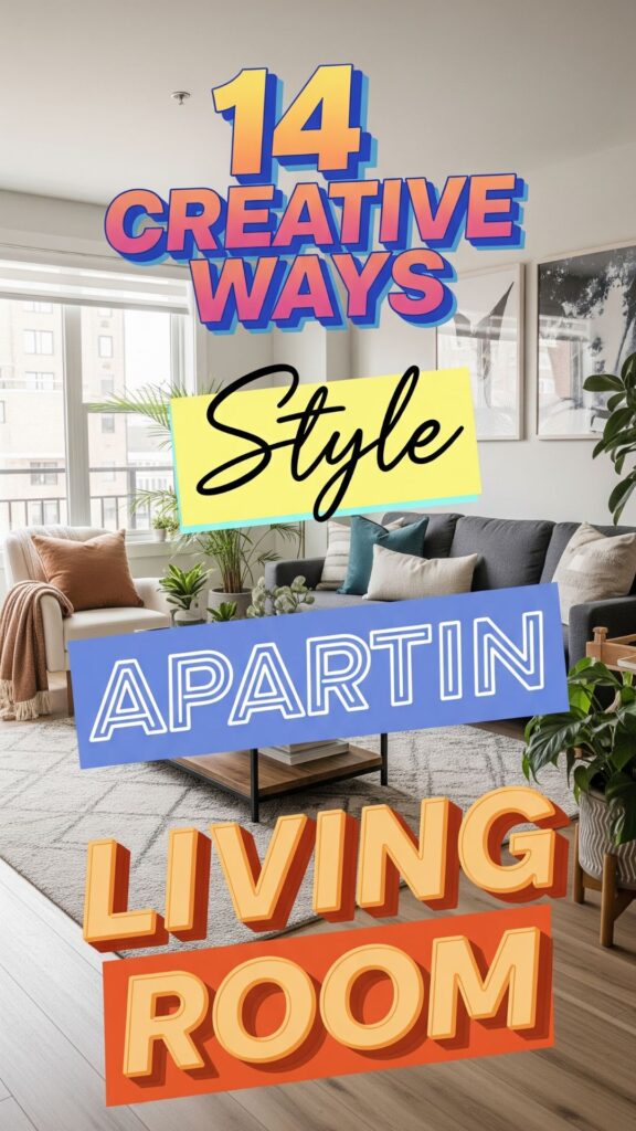 1. 14 Creative Ways to Style Your Apartment Living Room