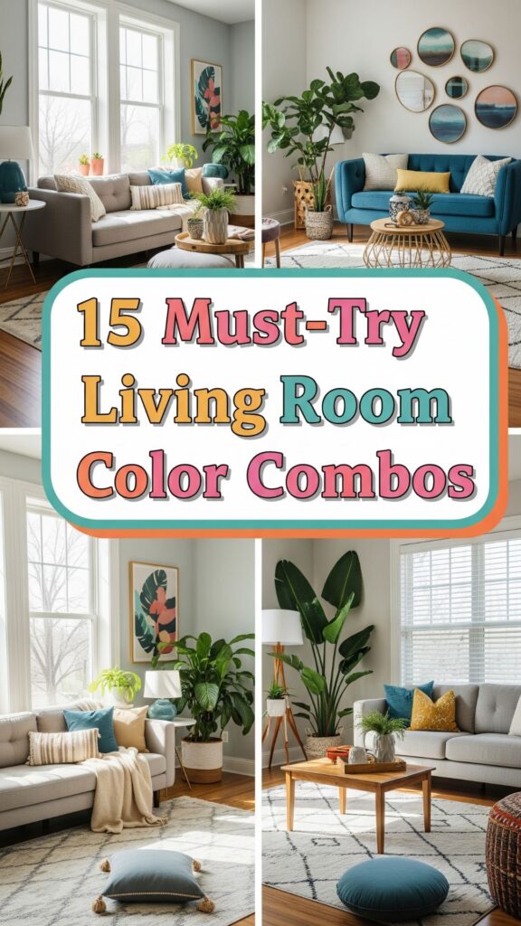 1. 15 Must-Try Living Room Color Combinations for Every Mood