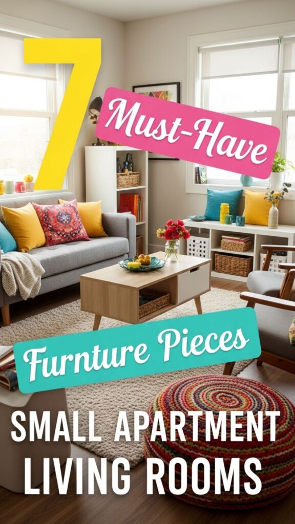 1. 7 Must-Have Furniture Pieces for Small Apartment Living Rooms