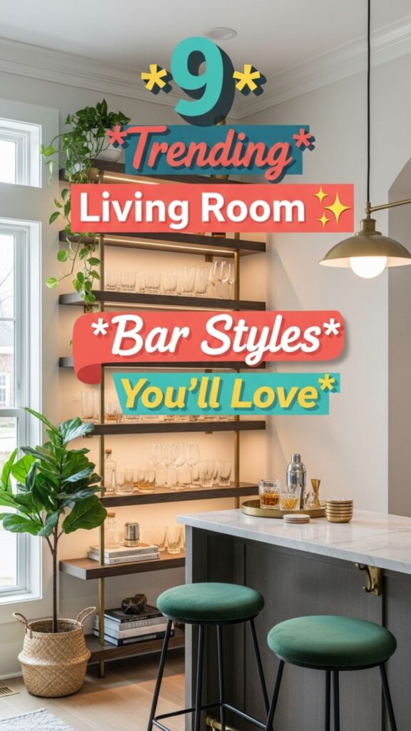 1. 9 Trending Living Room Bar Styles You’ll Love