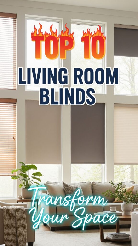 1. Top 10 Living Room Blinds to Transform Your Space