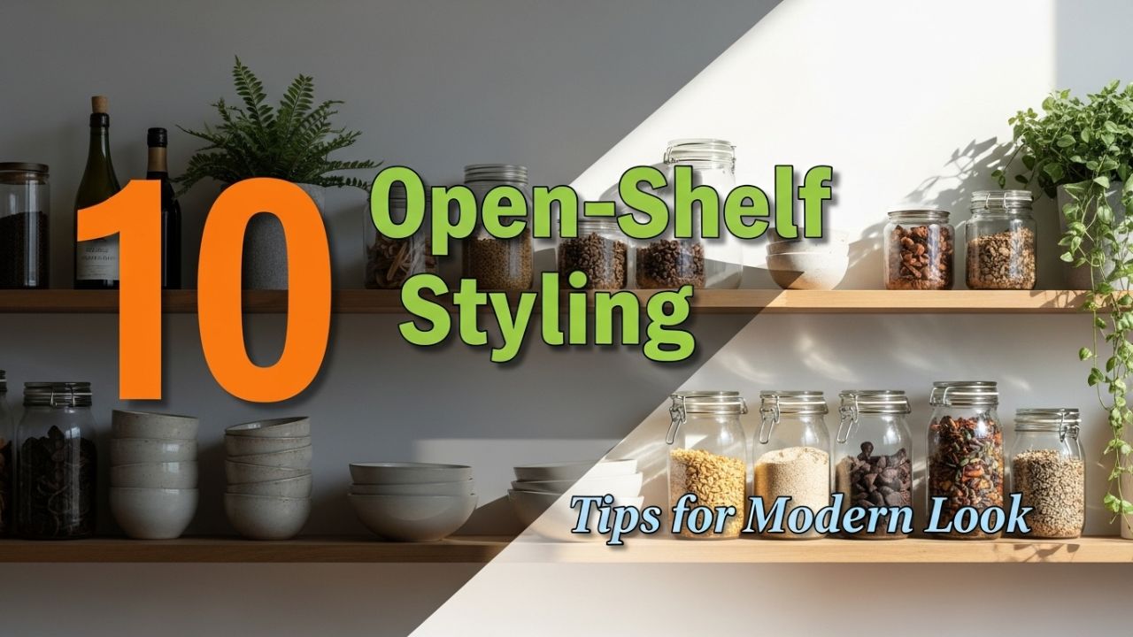 10 Open-Shelf Styling Tips for a Modern Look