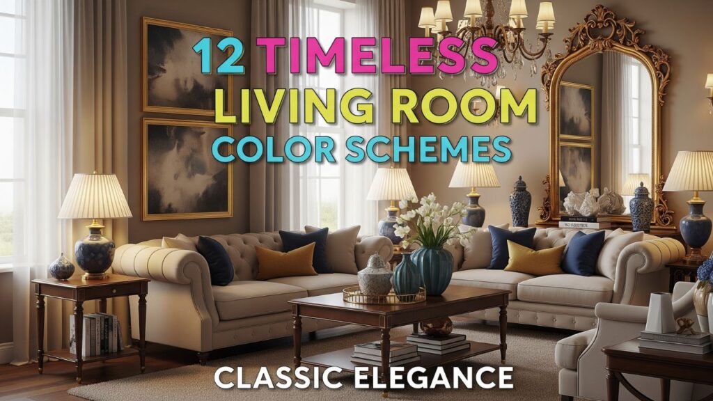 12 Timeless Living Room Color Schemes for Classic Elegance