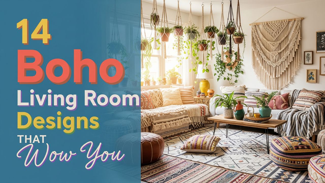14 Boho Living Room Designs That Will Wow You