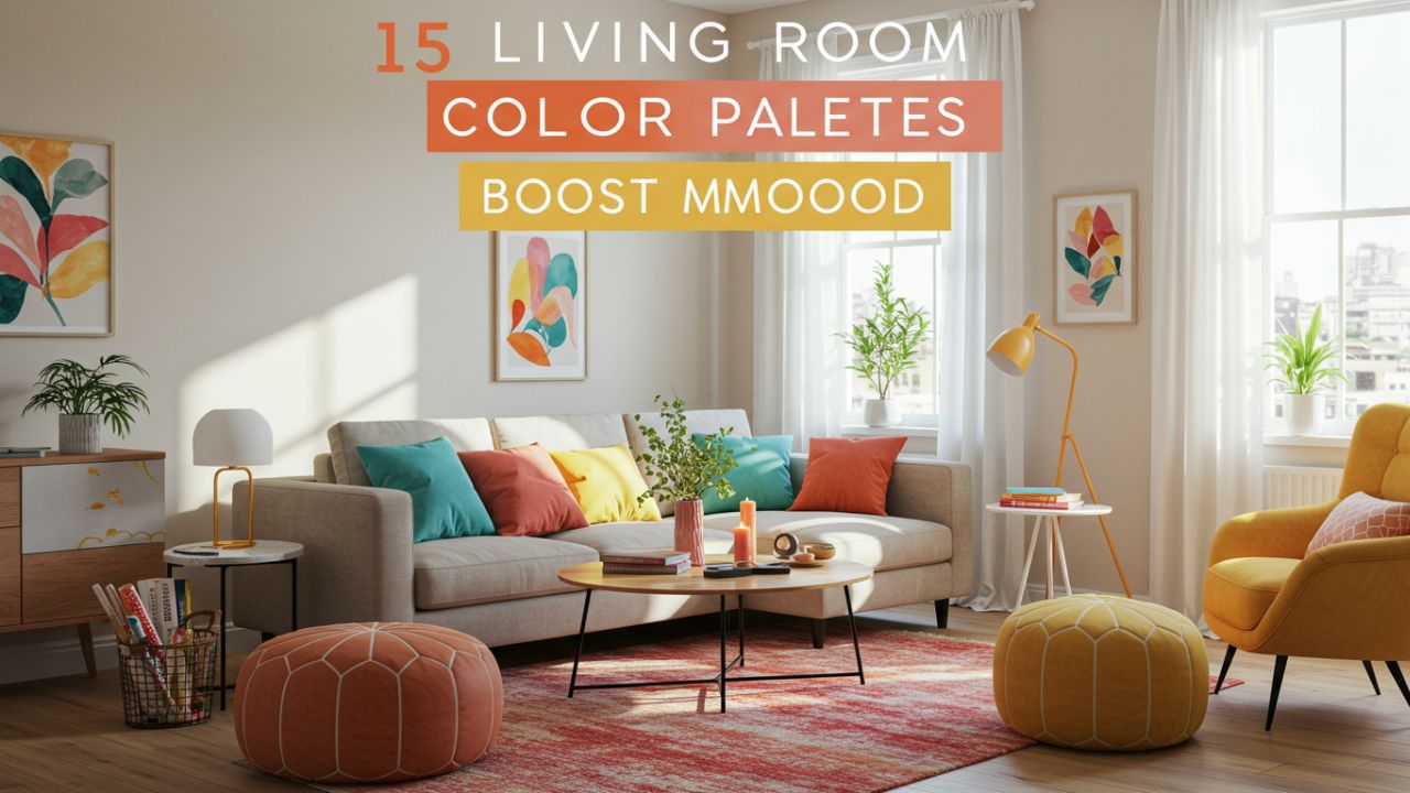 15 Living Room Color Palettes That Boost Mood