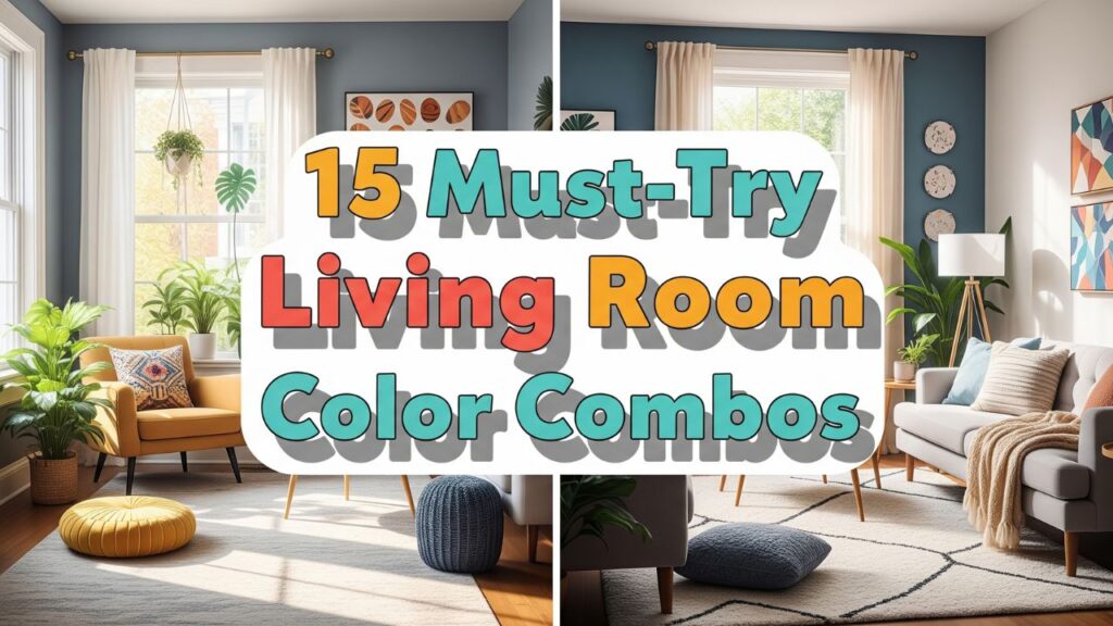 15 Must-Try Living Room Color Combinations for Every Mood