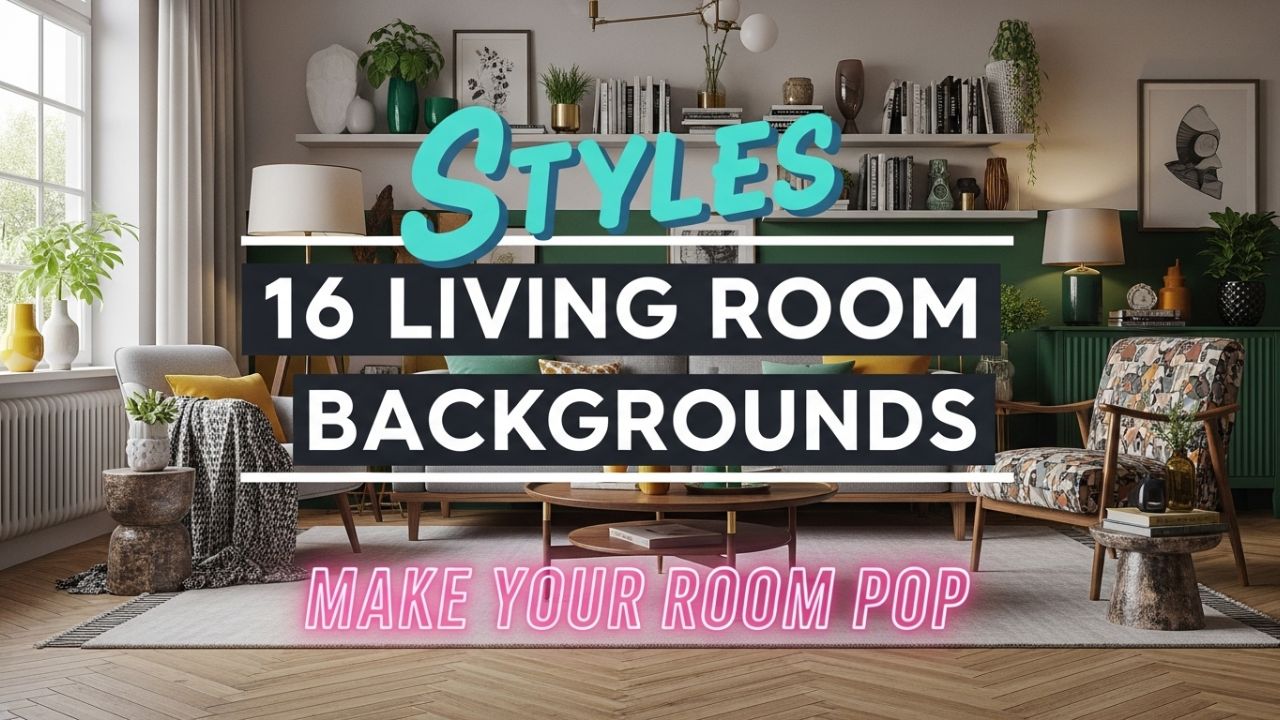 16 Living Room Background Styles That Will Make Your Room Pop