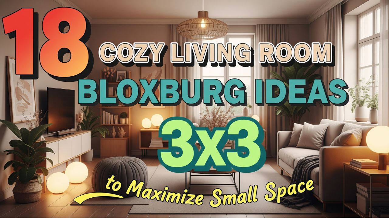 18 Cozy Living Room Bloxburg Ideas 3x3 to Maximize Small Space