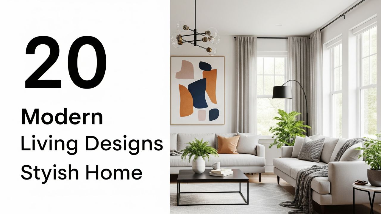 20 Modern Living Room Designs for a Stylish Home