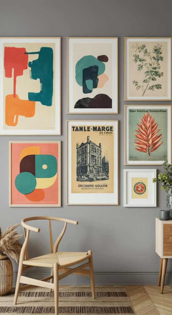 3. Gallery Wall for an Eclectic Vibe