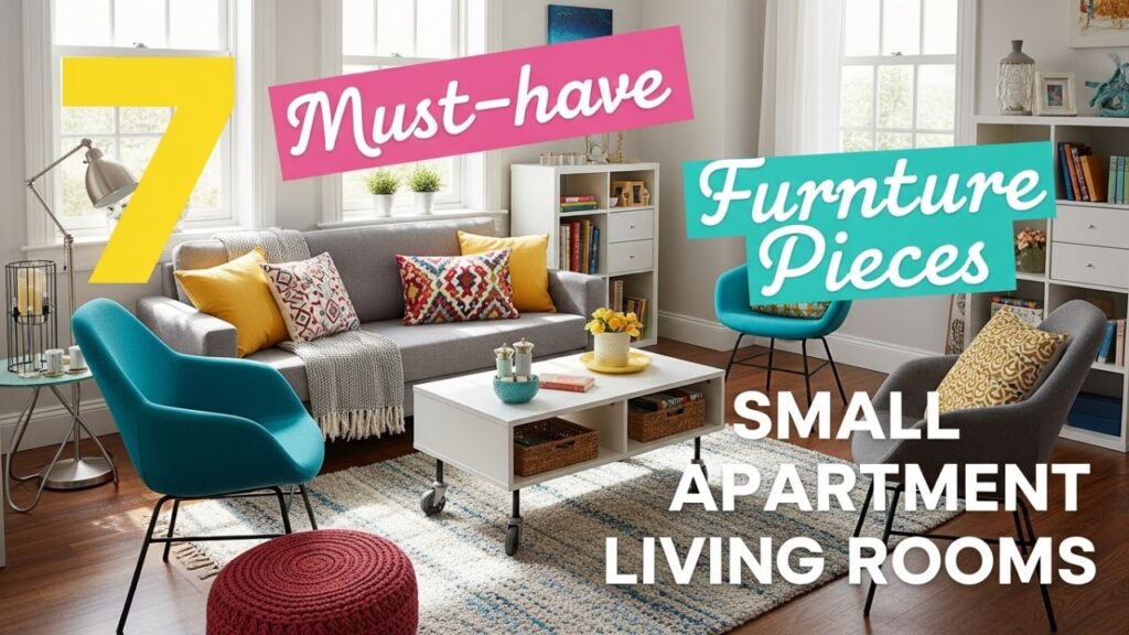 7 Must-Have Furniture Pieces for Small Apartment Living Rooms