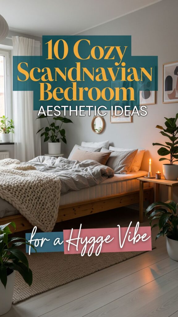 1. 10 Cozy Scandinavian Bedroom Aesthetic Ideas for a Hygge Vibe