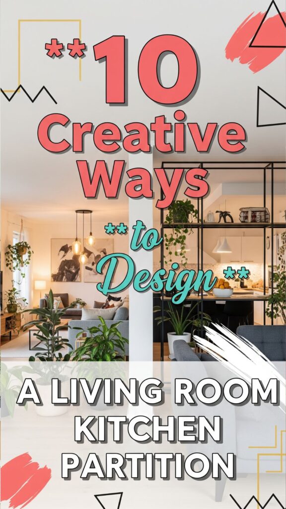 1. 10 Creative Ways to Design a Living Room Kitchen Partition