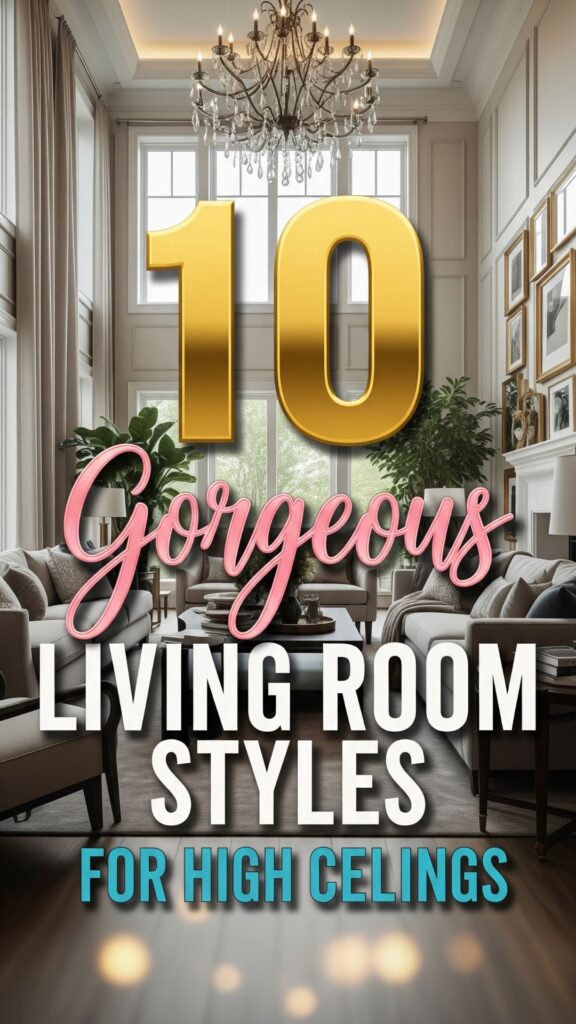 1. 10 Gorgeous Living Room Styles for Homes with High Ceilings