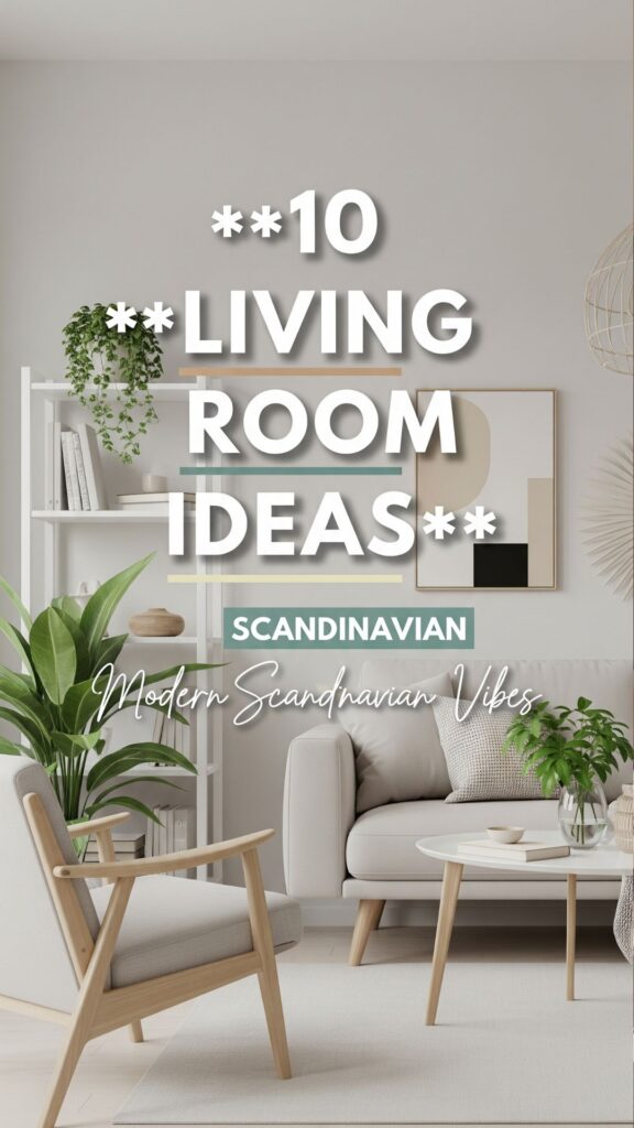1. 10 Living Room Ideas Modern Scandinavian Vibes