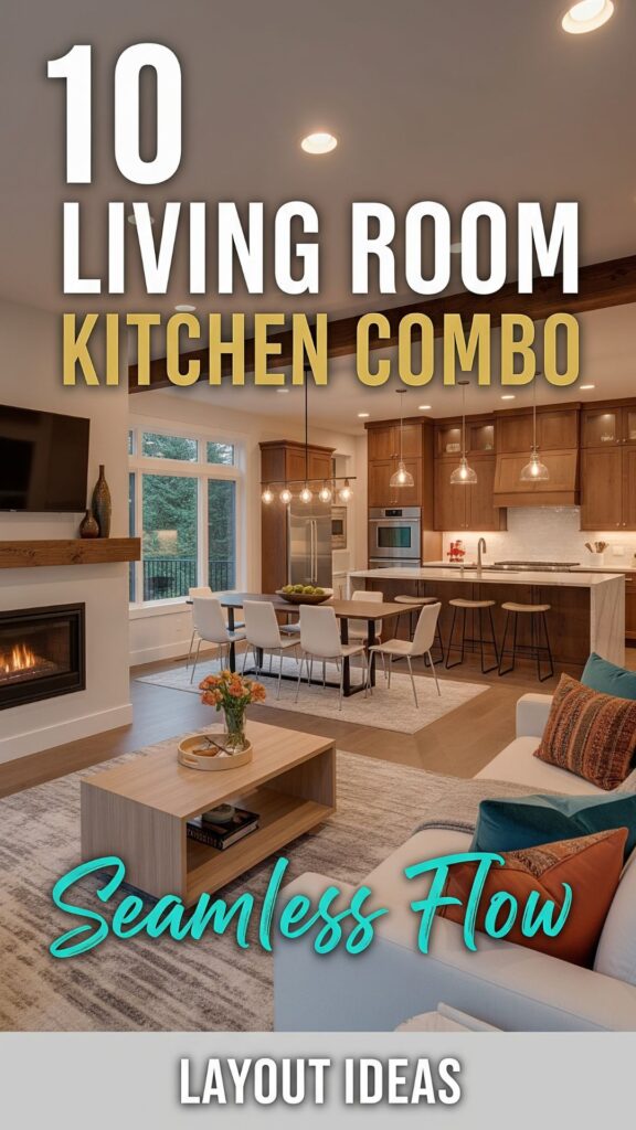 1. 10 Living Room Kitchen Combo Layout Ideas for a Seamless Flow