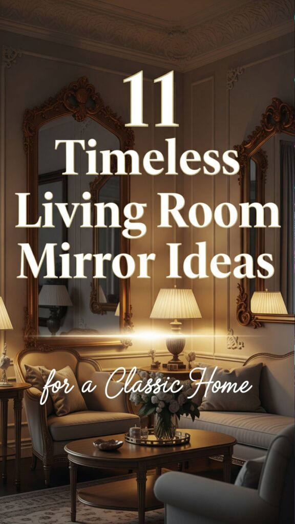 1. 11 Timeless Living Room Mirror Ideas for a Classic Home