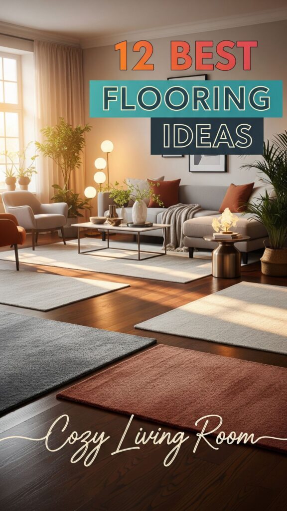 1. 12 Best Flooring Ideas for a Cozy Living Room