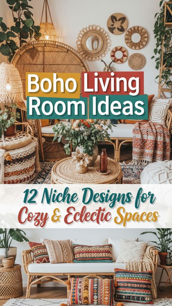 1. 12 Boho Living Room Niche Ideas for Cozy, Eclectic Spaces