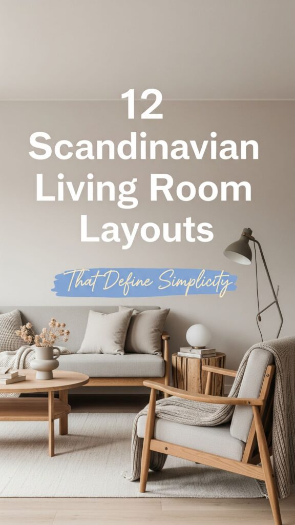 1. 12 Scandinavian Living Room Layouts That Define Simplicity