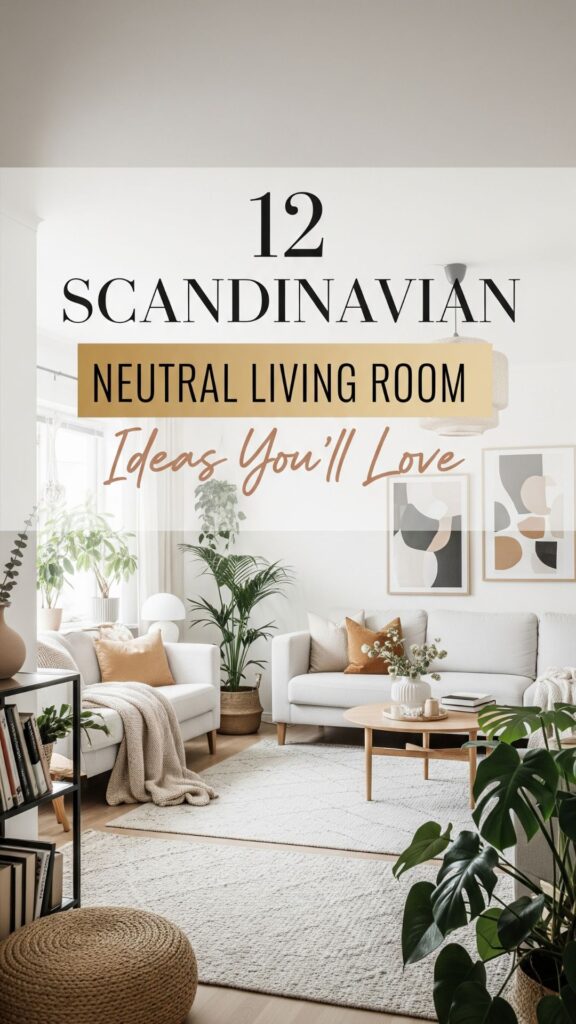 1. 12 Scandinavian Neutral Living Room Ideas You’ll Love