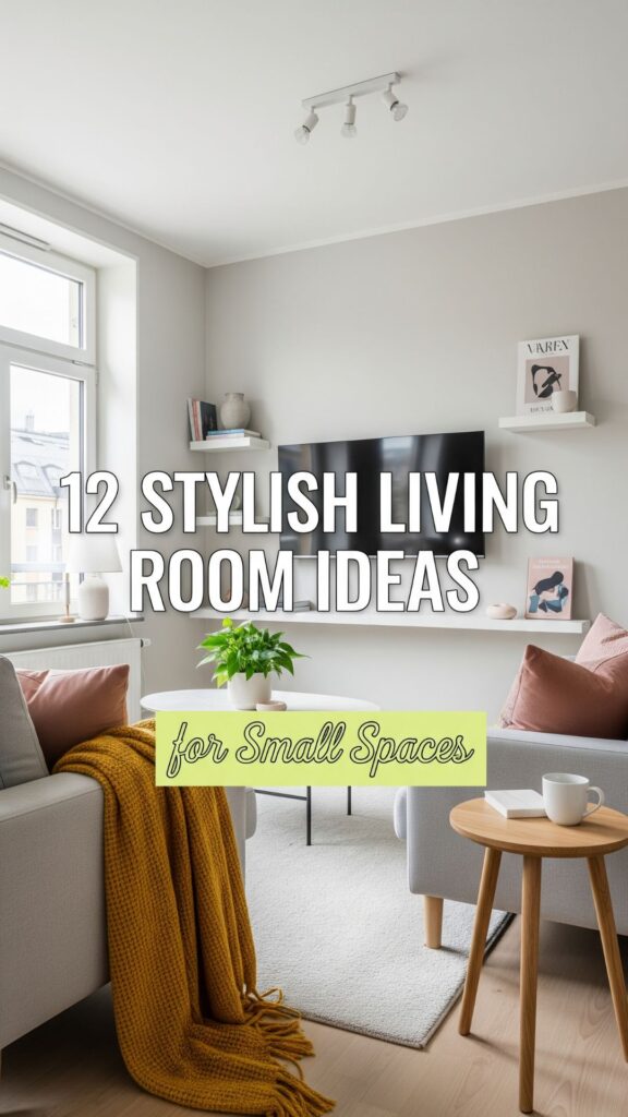 1. 12 Stylish Living Room Ideas for Small Spaces