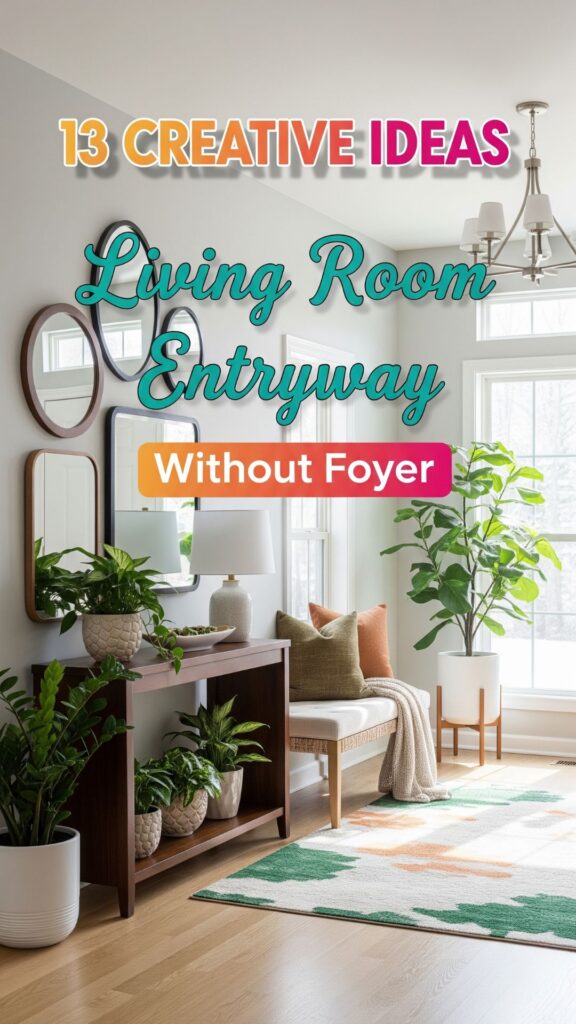 1. 13 Creative Ideas for a Living Room Entryway Without a Foyer
