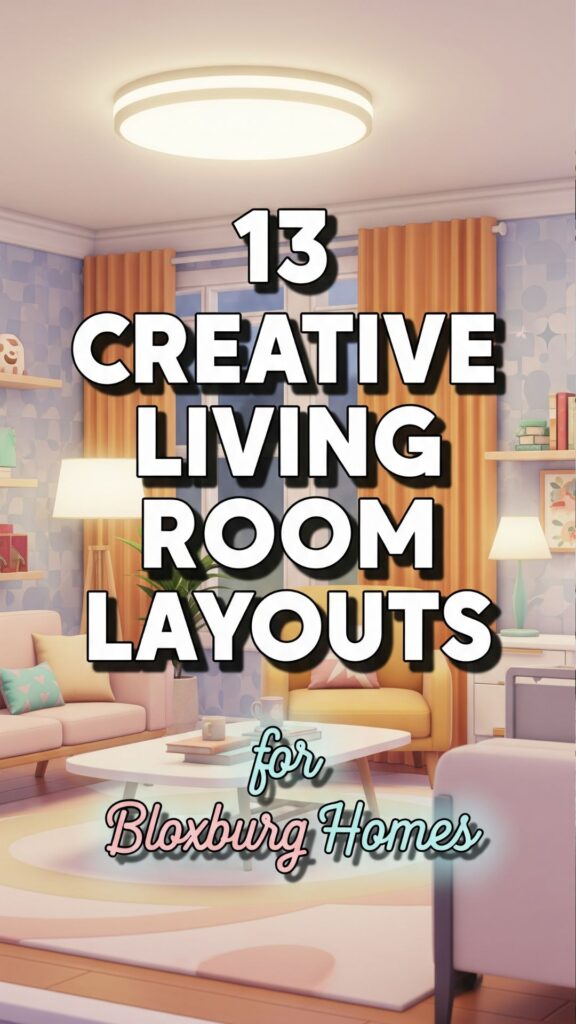 1. 13 Creative Living Room Layouts for Bloxburg Homes