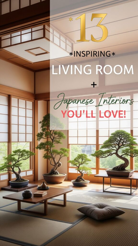 1. 13 Inspiring Living Room Japanese Interiors You’ll Love