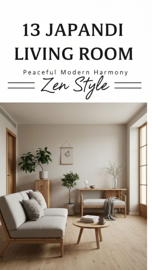 1. 13 Japandi Living Room Zen Style Peaceful Modern Harmony