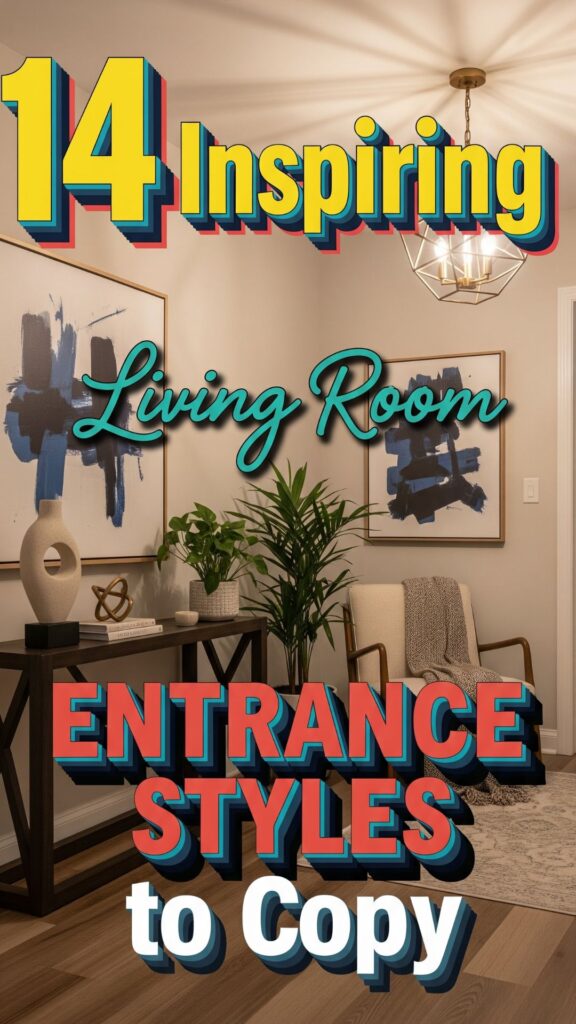 1. 14 Inspiring Living Room Entrance Styles to Copy