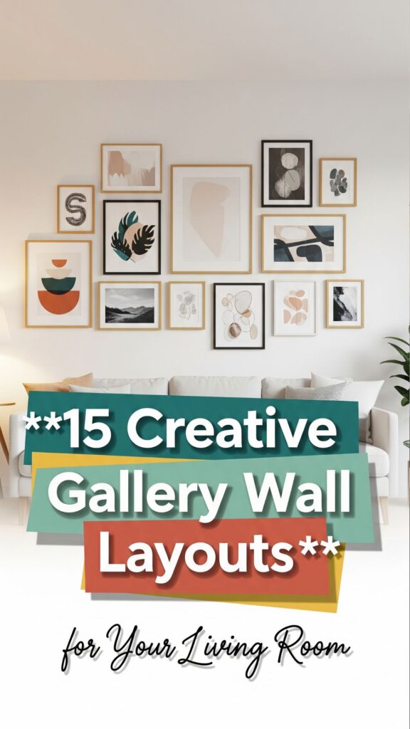 1. 15 Creative Gallery Wall Layouts for Your Living Room