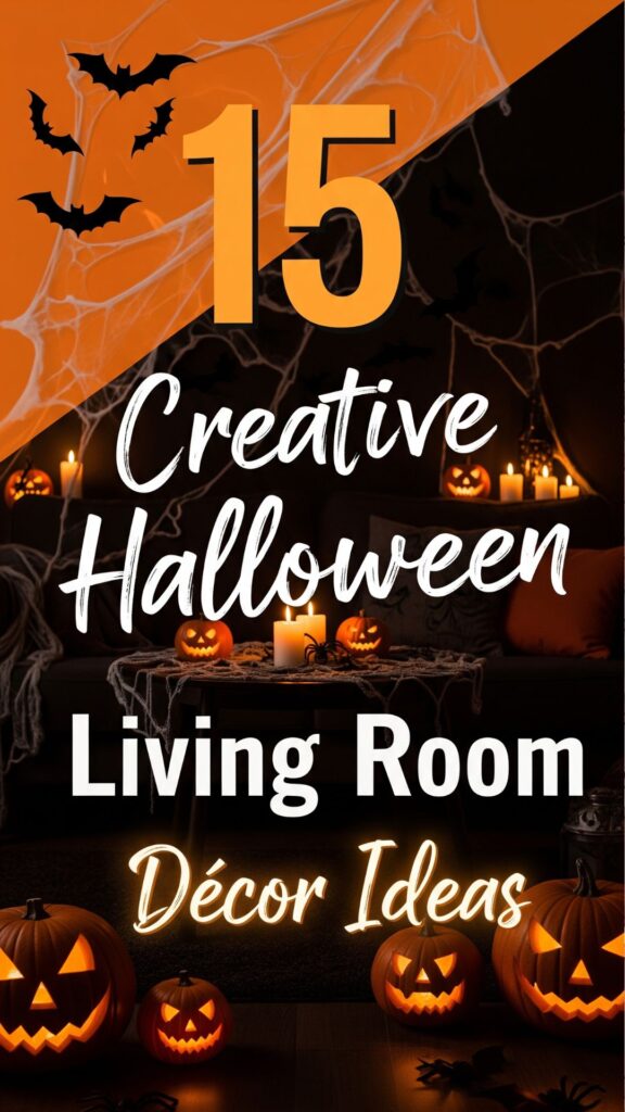 1. 15 Creative Halloween Living Room Décor Ideas