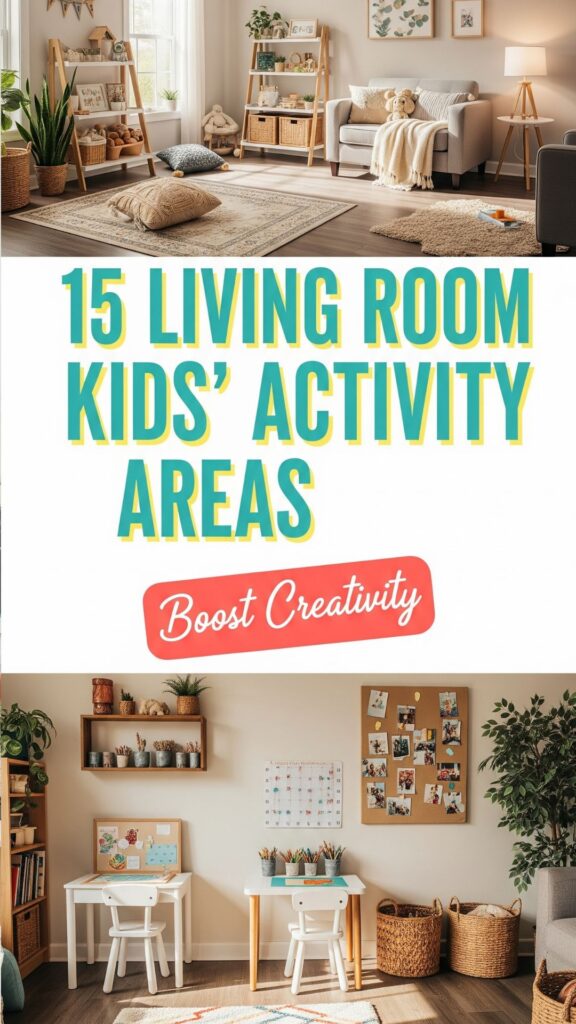 1. 15 Living Room Kids’ Activity Areas to Boost Creativity