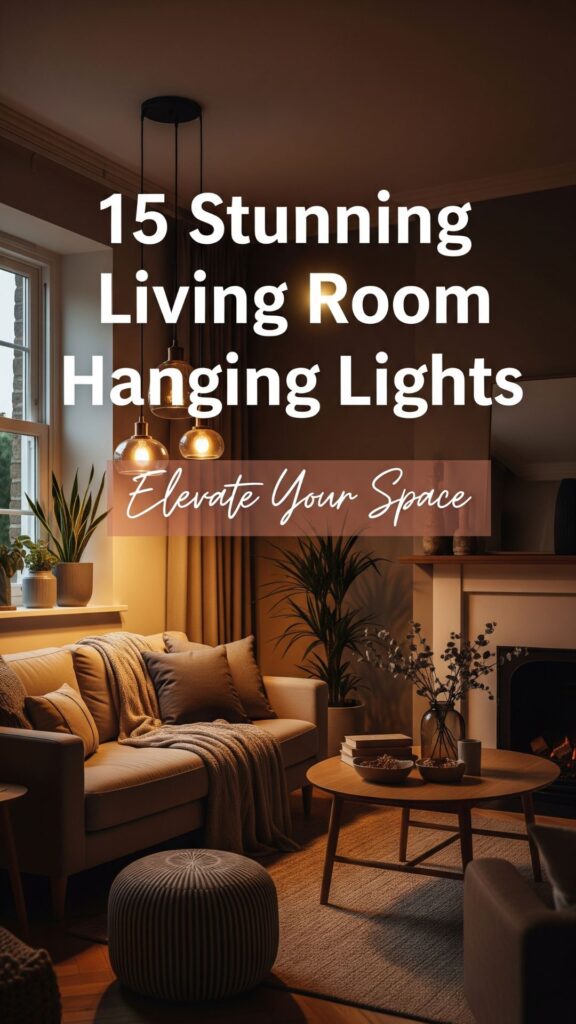 1. 15 Stunning Living Room Hanging Lights to Elevate Your Space