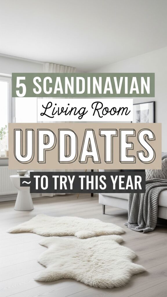 1. 5 Scandinavian Living Room Updates to Try This Year