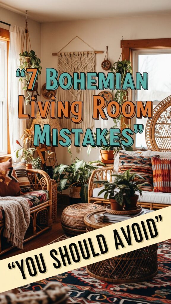 1. 7 Bohemian Living Room Style Mistakes You Should Avoid