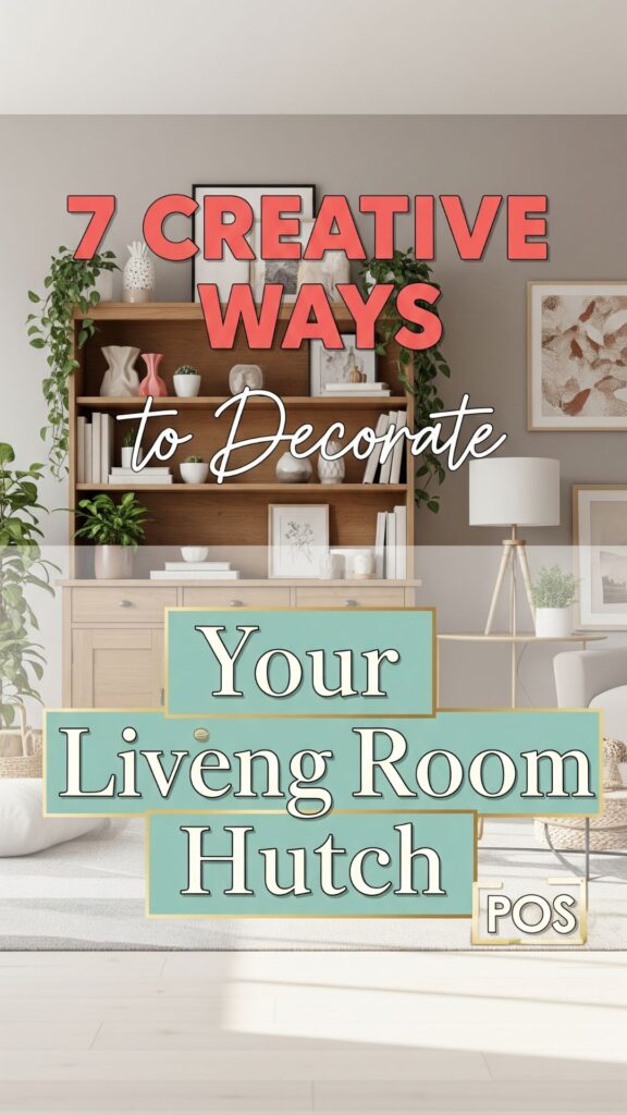 1. 7 Creative Ways to Decorate Your Living Room Hutch