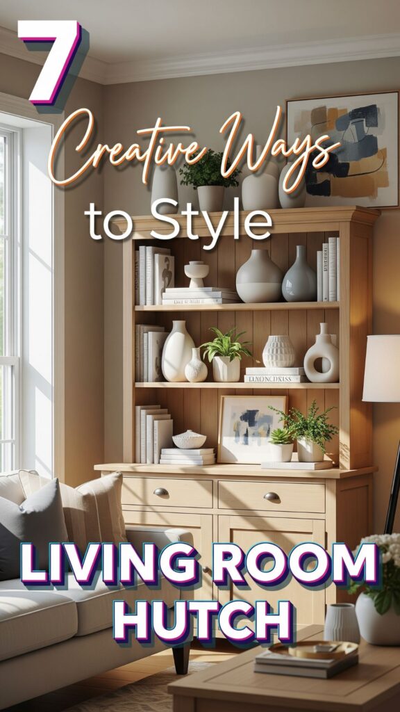 1. 7 Creative Ways to Style Your Living Room Hutch
