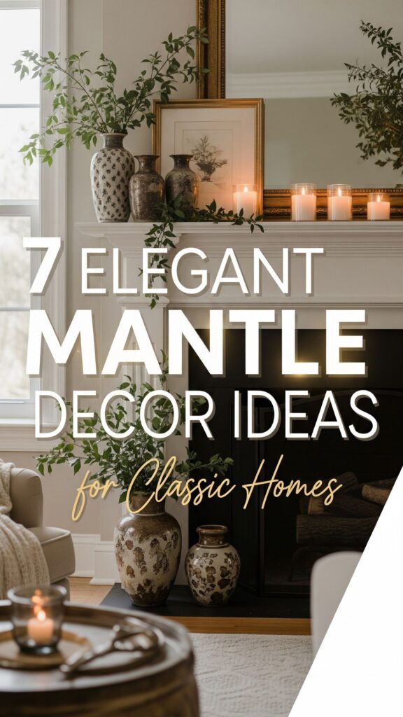 1. 7 Elegant Living Room Mantle Decor Ideas for Classic Homes